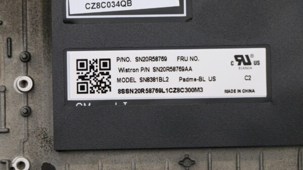 Lenovo ThinkPad X1 Extreme Keyboard 1st P1 Gen 1 Palmrest Upper Case Cover 01YU756 - Image 5