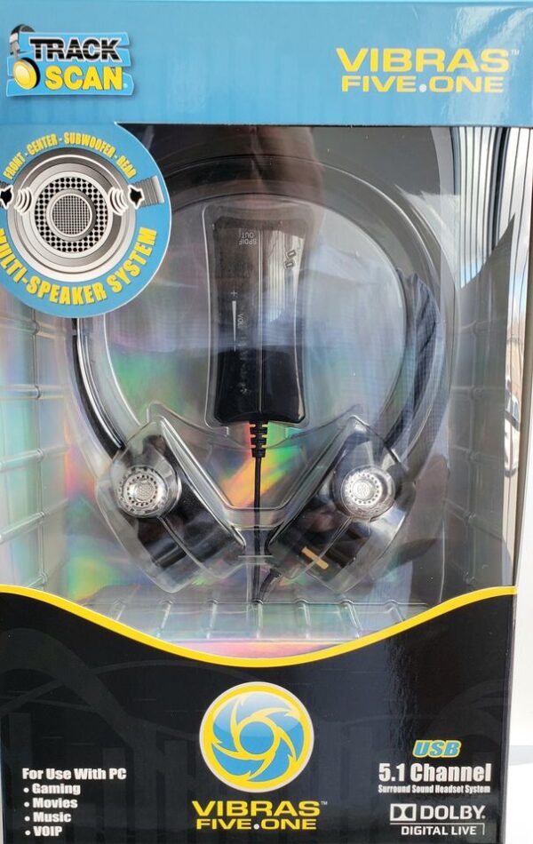 Track Scan Wired Headset Headphone with Inline Mic and Volume USB - Image 3