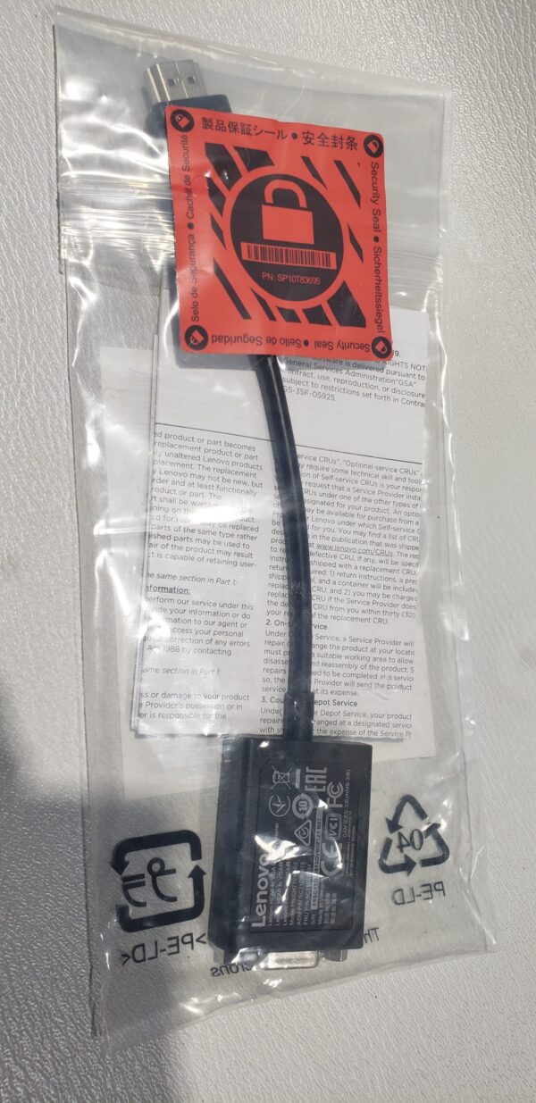 Lenovo HDMI to VGA M F Monitor Adapter (4X91D96895) - Image 4
