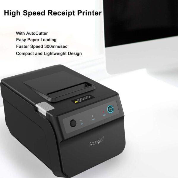 Scangle Sgt-88iv Desktop USB Direct Thermal POS Receipt Printer - Image 6