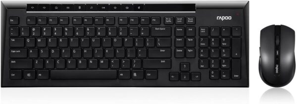 Rapoo 8200P 5G Multimedia Wireless Keyboard and Mouse 2-in-1 Combo for Laptops Desktops PC - Image 3