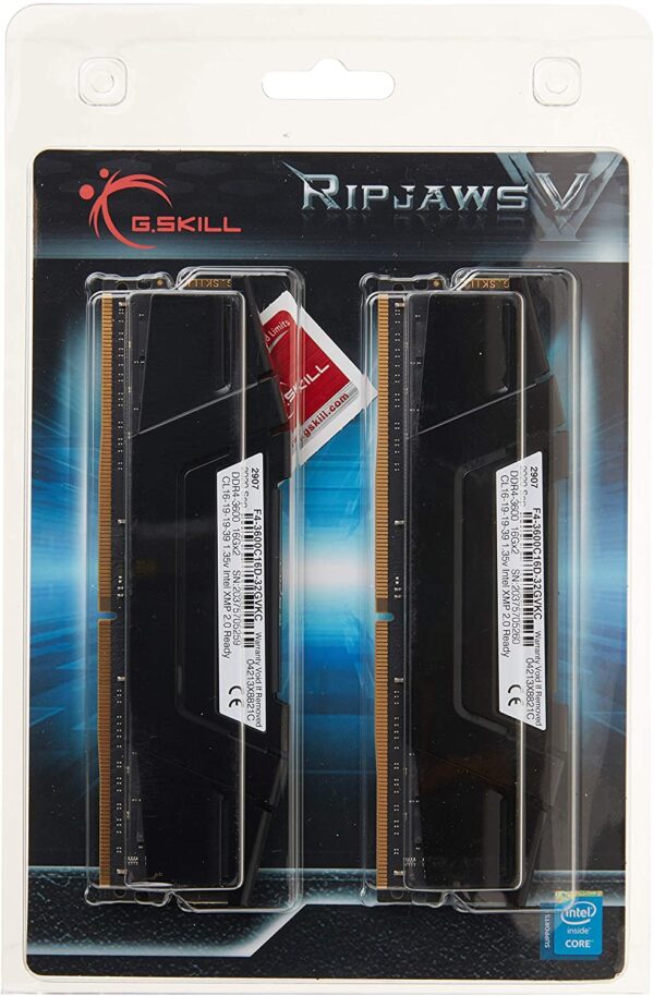 G.SKILL Ripjaws V Series DDR4 3600MHz 32GB(16GBx2) Memory Kit