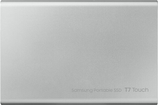 Samsung T7 Touch Portable SSD - 2 TB - USB 3.2 Gen.2 External SSD Metallic Silver (MU-PC2T0S/WW) - Image 4