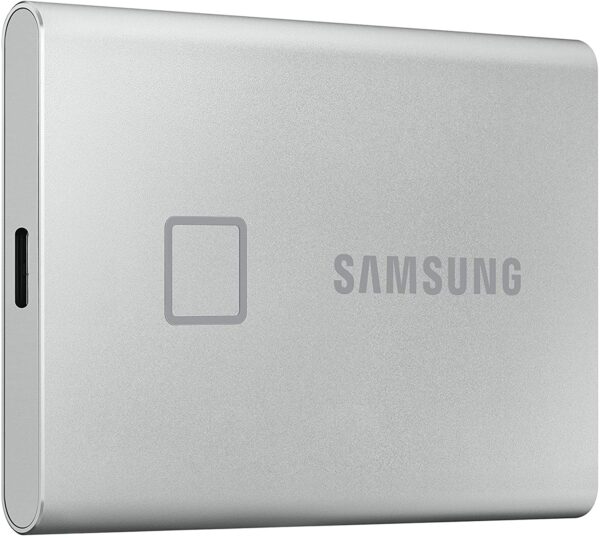 Samsung T7 Touch Portable SSD - 2 TB - USB 3.2 Gen.2 External SSD Metallic Silver (MU-PC2T0S/WW) - Image 6