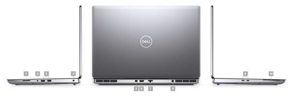 Dell Precision  7560 15.6" Mobile Workstation - Full HD - 1920 x 1080 - Intel Core i7 11th Gen i7-11850H Octa-core (8 Core) 2.50 GHz - 32 GB RAM - 512 GB SSD - Anodized Titan Gray - Image 8