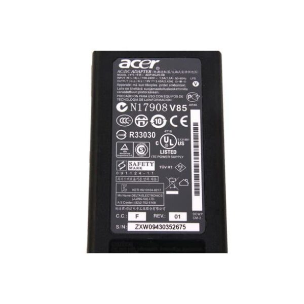 ACER 65W Laptop Charger 19V 3.42A - 65W Acer Power Adapter - Image 2