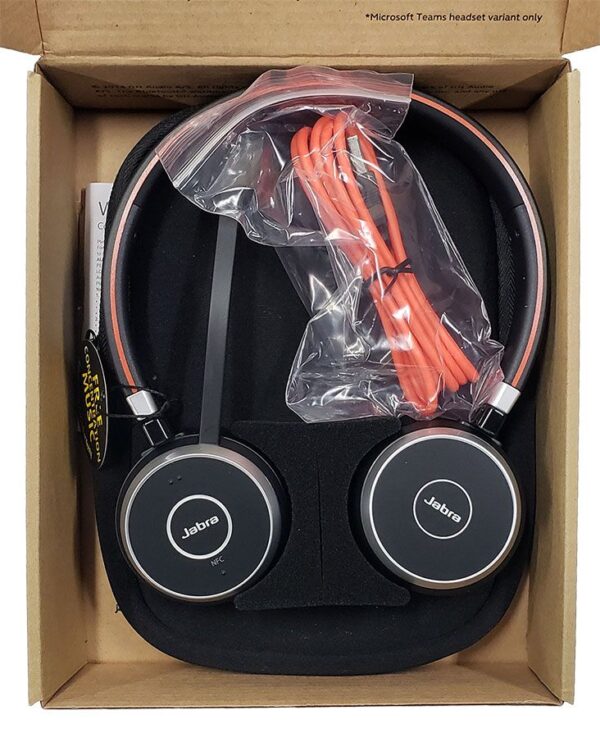 Jabra Evolve 65 MS Stereo Bluetooth Headset (6599-823-309) - Image 2