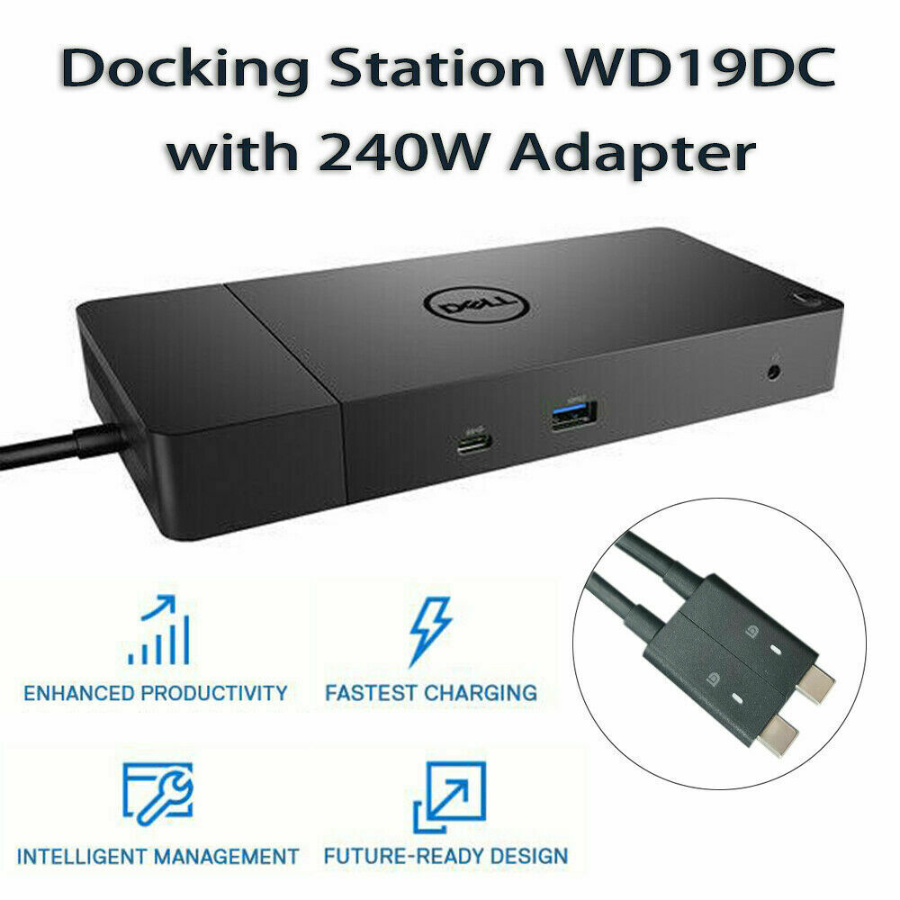 Dell Performance Dock Docking Station 240W Power Adapter 