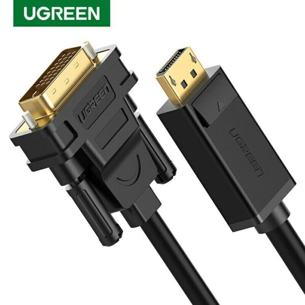 DisplayPort to DVI-D 24+1 Video Cable  1080P Full HD Fr Monitor 1M