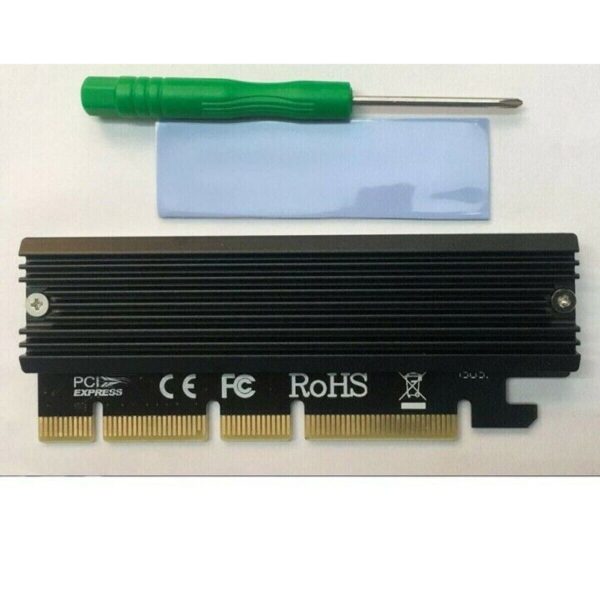 M.2 PCIe NVMe SSD to PCI-E Express 3.0 X4 X8 X16 Adapter Card Full Speed 2280 mm - Image 3