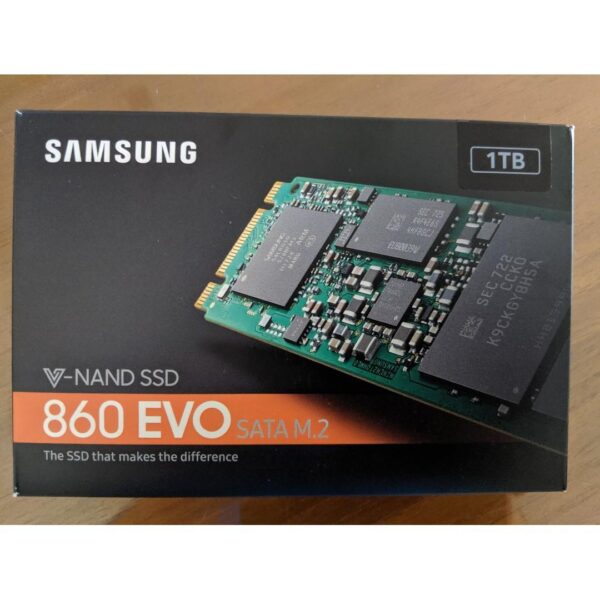 Samsung 860 EVO M.2 1TB SATA M.2 Internal SSD (MZ-N6E1T0BW)